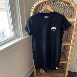 Roots Black Fleece Short Sleeve Dress